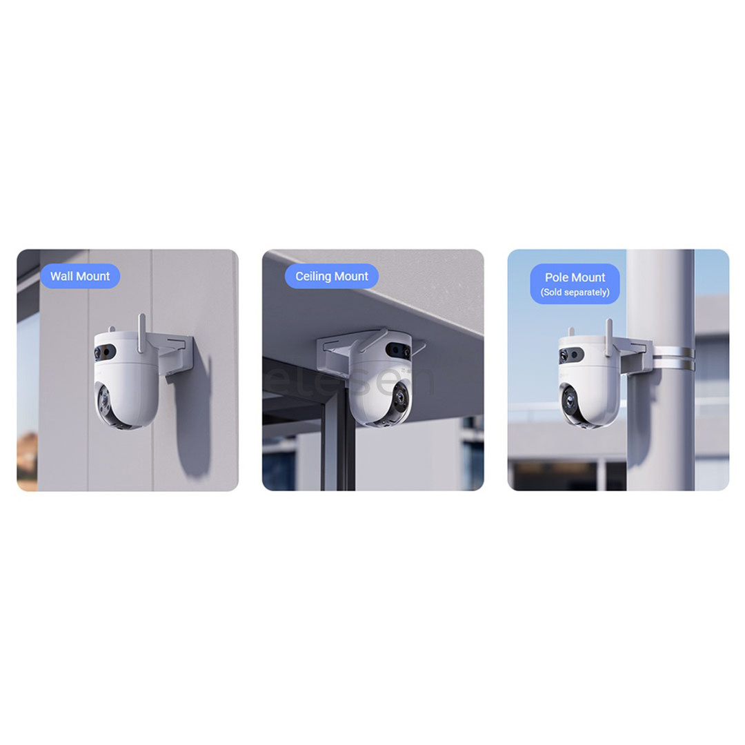 EZVIZ H9c 2K Dual-Lens Pan & Tilt, WiFi - Stebėjimo kamera