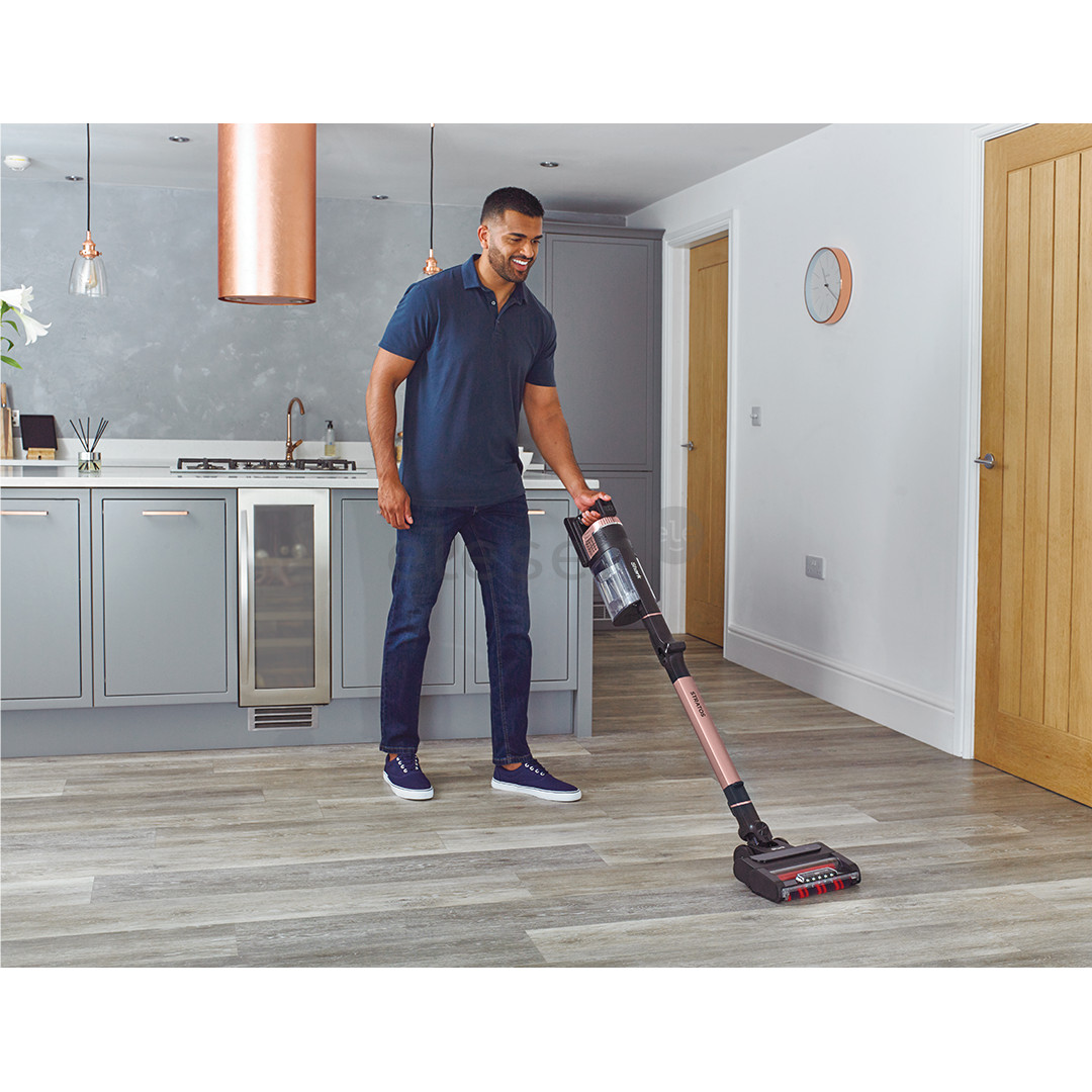 Shark Stratos Anti Hair Wrap Plus, grey/rose gold - Cordless vacuum cleaner