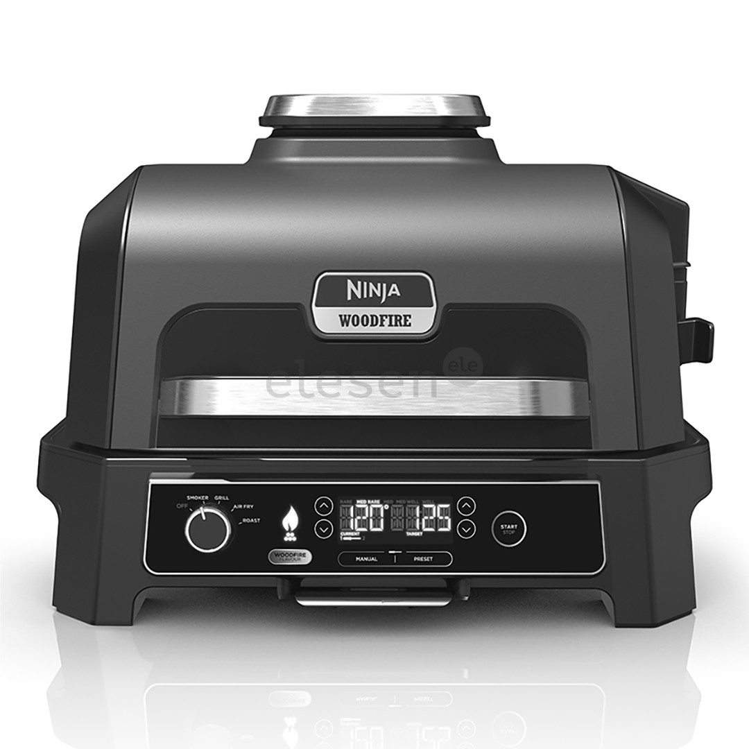 Ninja Woodfire Pro XL, black - Electric BBQ Grill & Smoker
