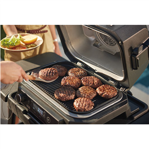 Ninja Woodfire Pro XL, black - Electric BBQ Grill & Smoker