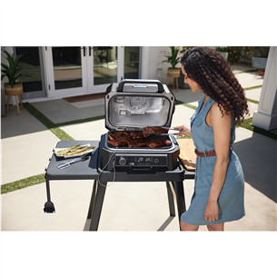 Ninja Woodfire Pro XL, black - Electric BBQ Grill & Smoker