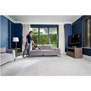 Shark Anti Hair Wrap, juodas/raudonas - Belaidis dulkių siurblys