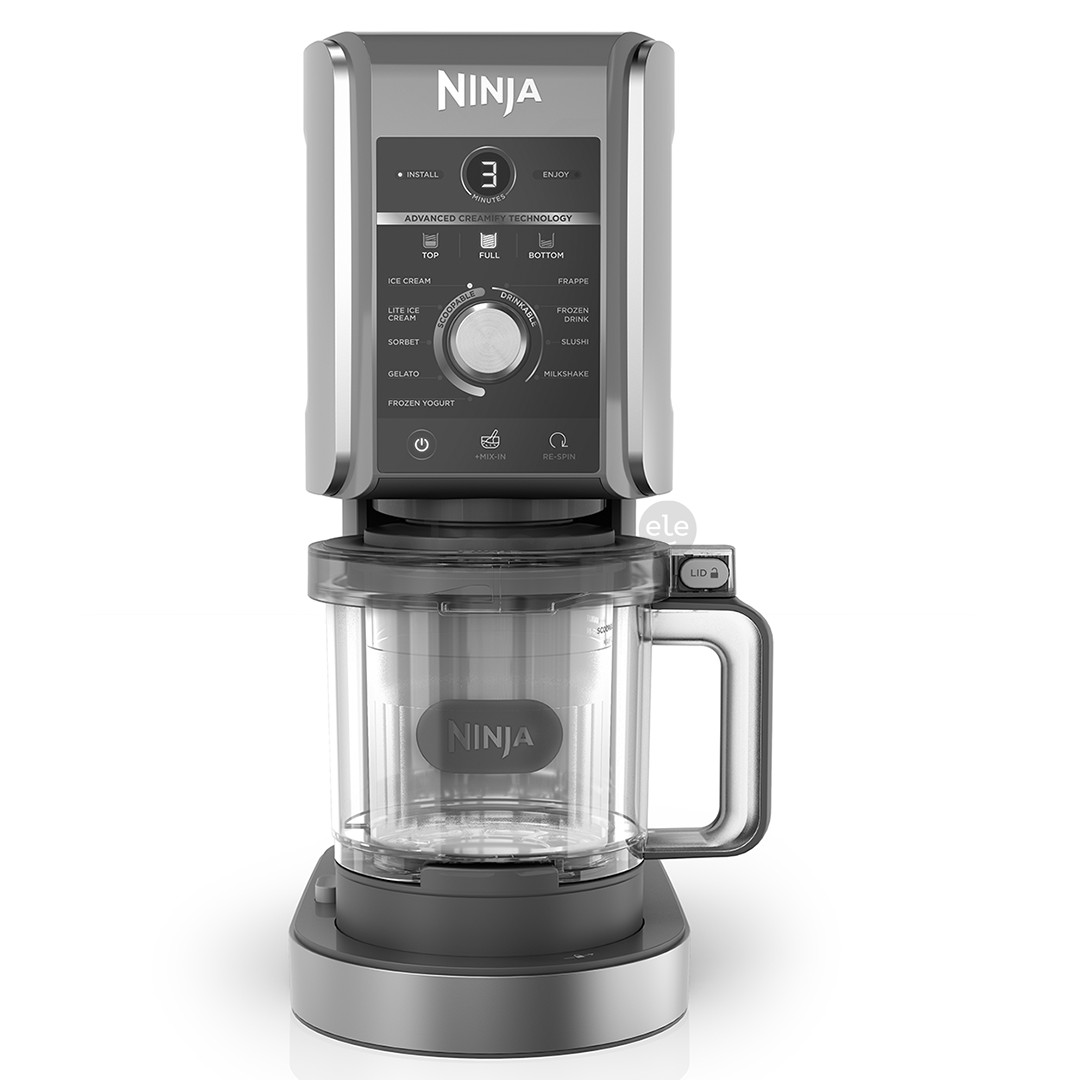 Ninja CREAMi Deluxe, 10-in1, black/silver - Ice cream maker