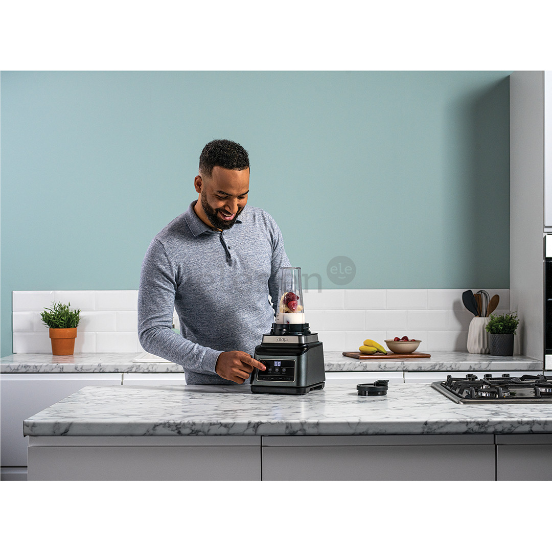 Ninja 2-in-1, Auto IQ, 1200 Вт, серебристый/черный - Блендер