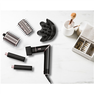 Plaukų formavimo šukos Shark FlexStyle 5-in-1 HD440EU, juoda