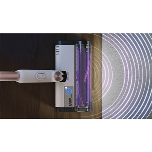 Belaidis dulkių siurblys Shark Detect Pro, automatinis ištuštinimas, baltas