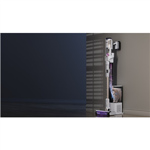 Belaidis dulkių siurblys Shark Detect Pro, automatinis ištuštinimas, baltas