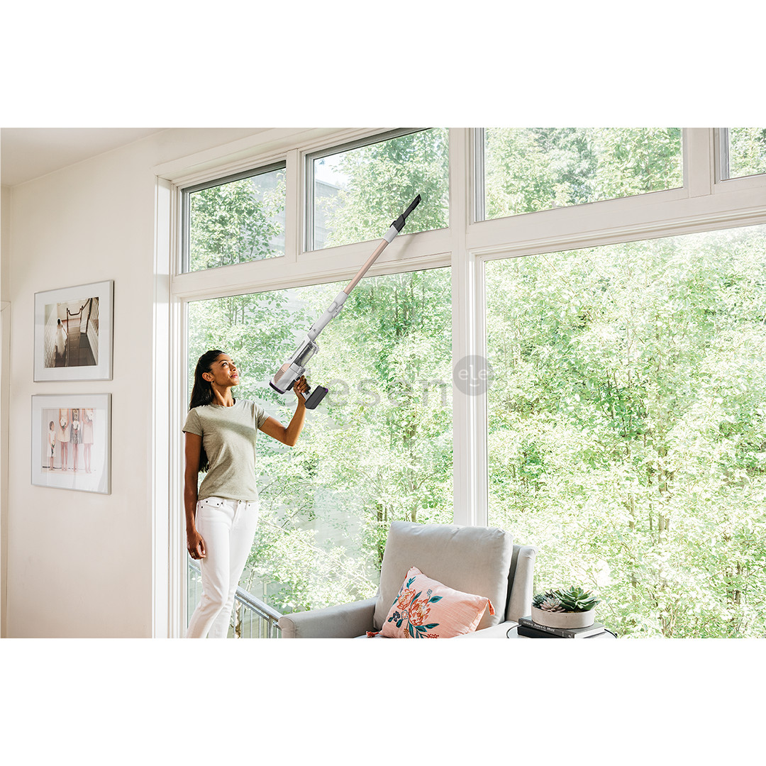 Belaidis dulkių siurblys Shark Detect Pro, automatinis ištuštinimas, baltas