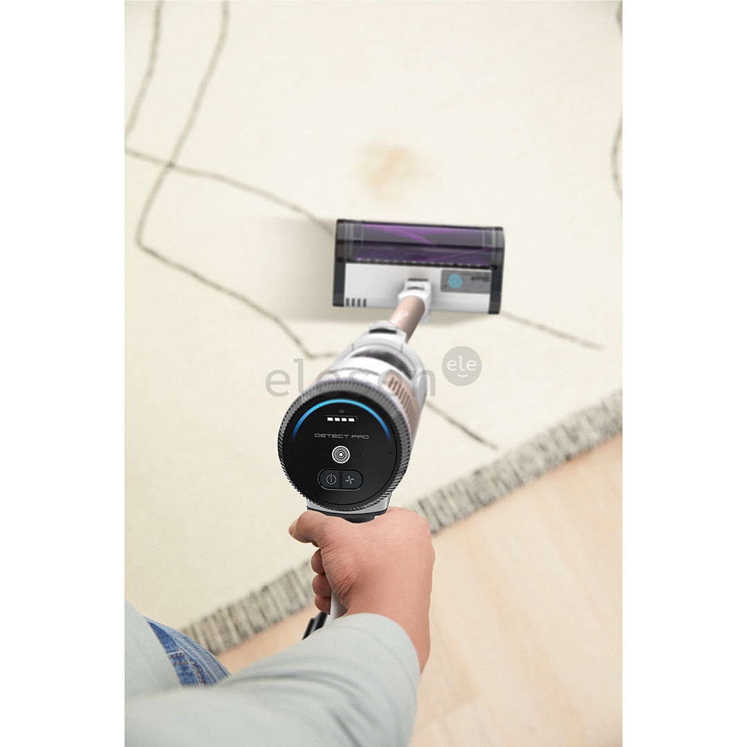 Belaidis dulkių siurblys Shark Detect Pro, automatinis ištuštinimas, baltas