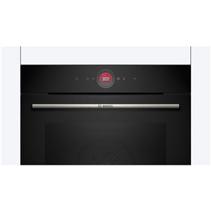 Orkaitė Bosch, Series 8, pirolizė, 71 L, juoda Prekė-HBG7721B1