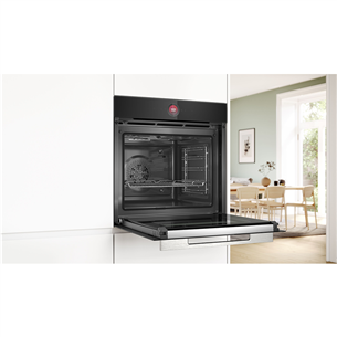 Orkaitė Bosch, Series 8, pirolizė, 71 L, juoda Prekė-HBG7721B1