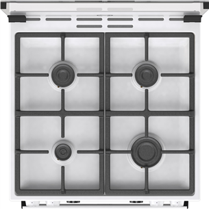 Gorenje, 71 L, width 60 cm, white - Gas cooker with electric oven Item - GKS6C70WF