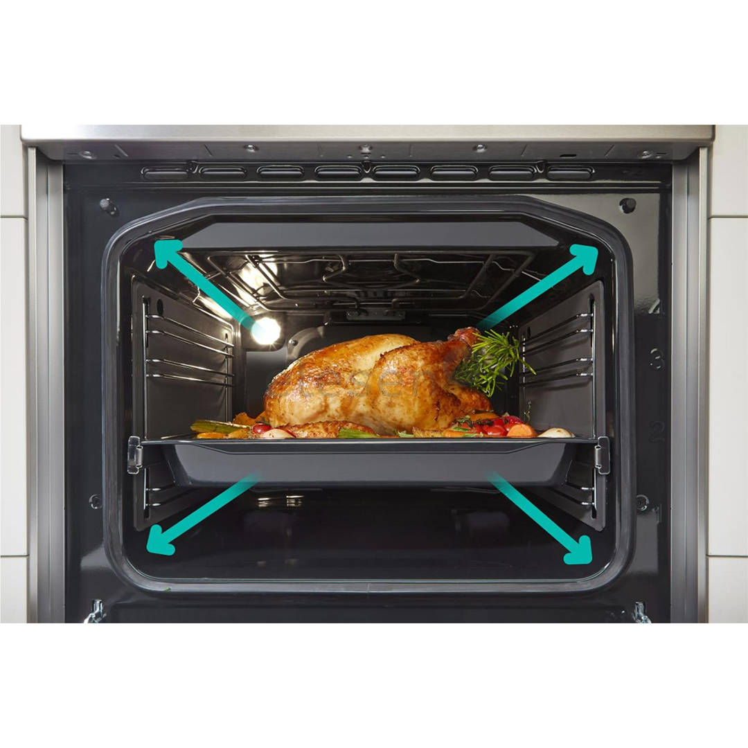 Gorenje, 71 L, width 60 cm, white - Gas cooker with electric oven Item - GKS6C70WF