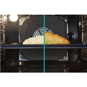 Gorenje, 71 L, width 60 cm, white - Gas cooker with electric oven Item - GKS6C70WF