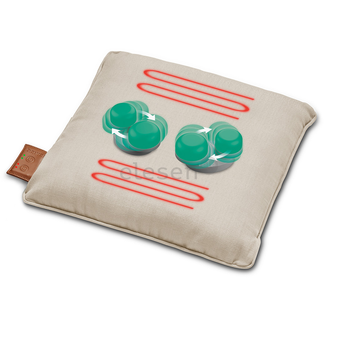 Masažinė pagalvė Beurer, smėlio   Prekė-MG139