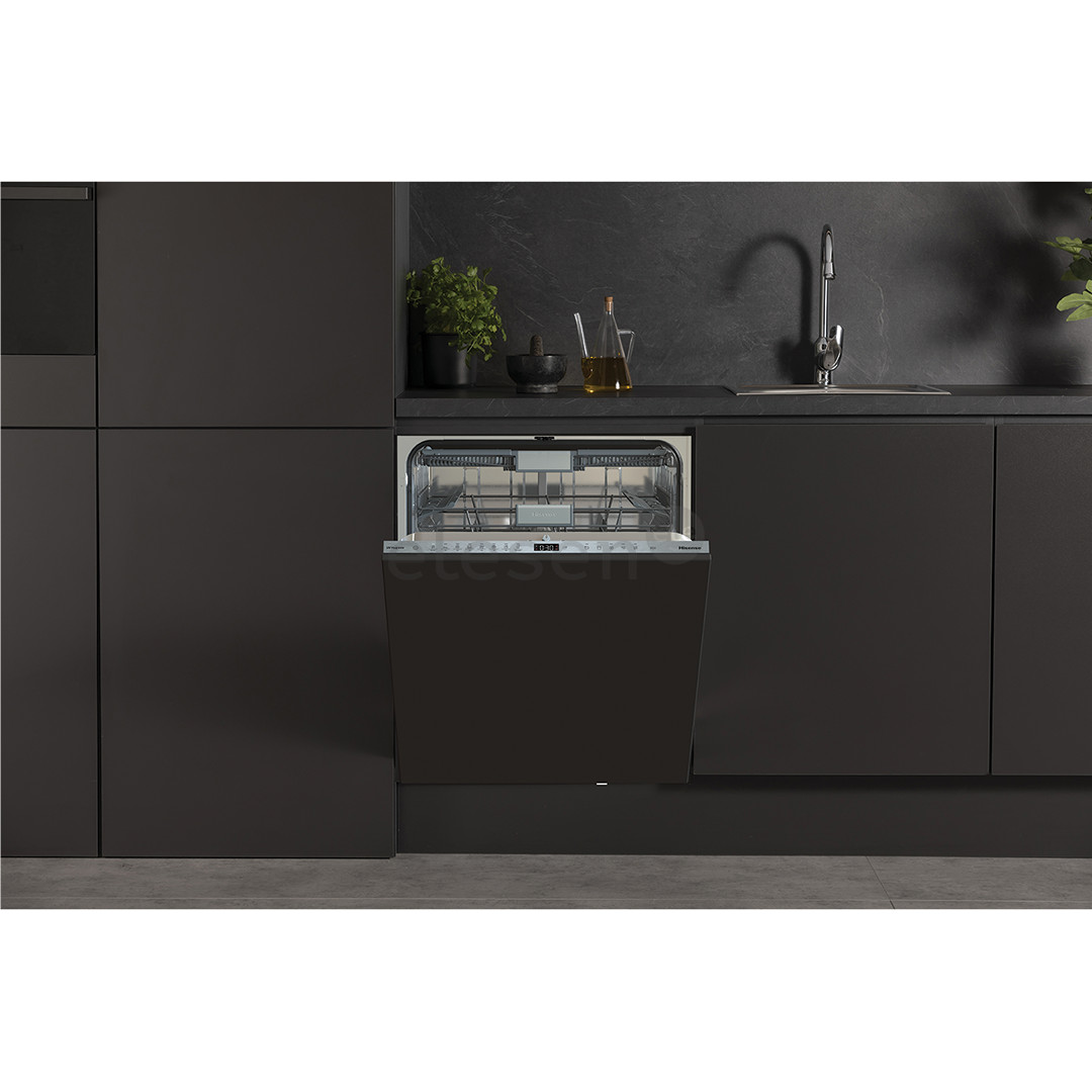 Hisense, 16 комплектов посуды - Интегрируемая посудомоечная машина