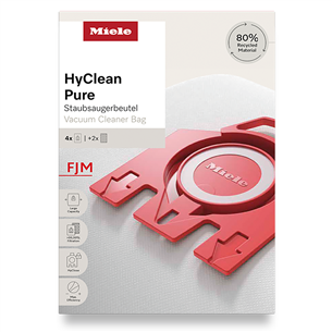 Dulkių siurblių maišeliai Miele HyClean Pure FJM, 4 vnt. Prekė - 12421140 12421140