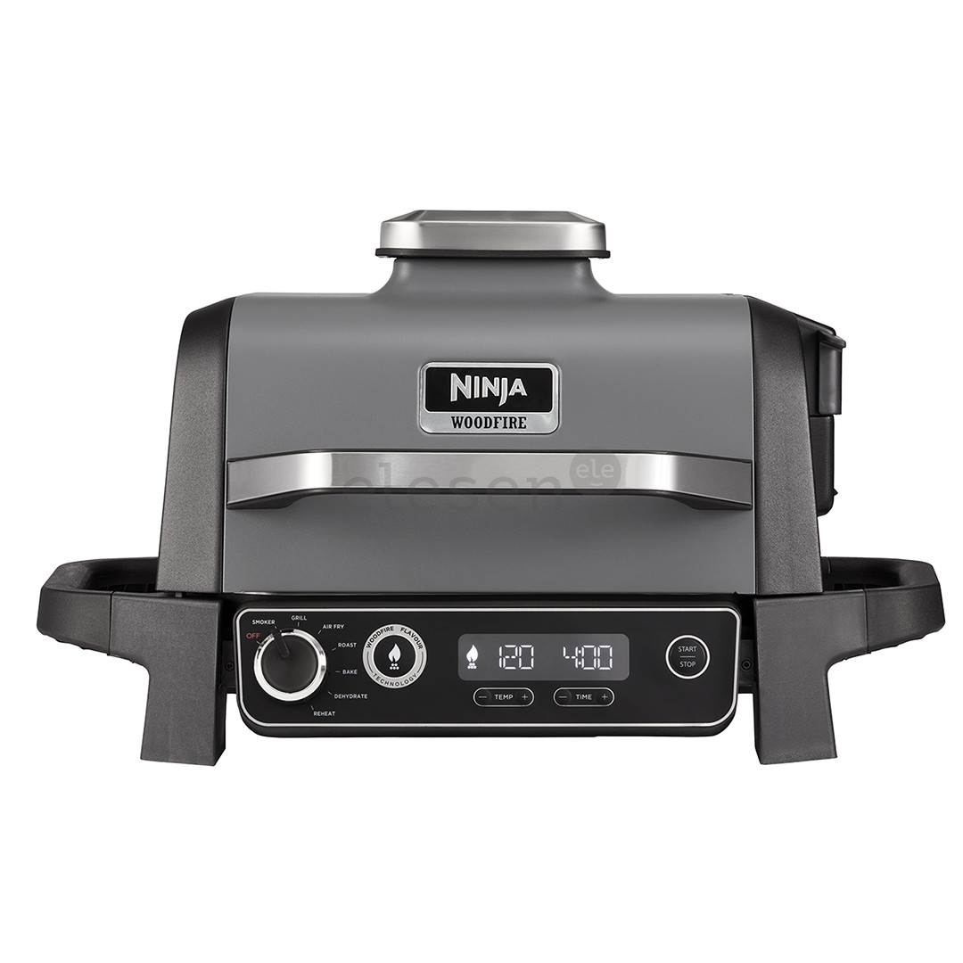 Ninja Woodfire, black - Electric BBQ Grill & Smoker
