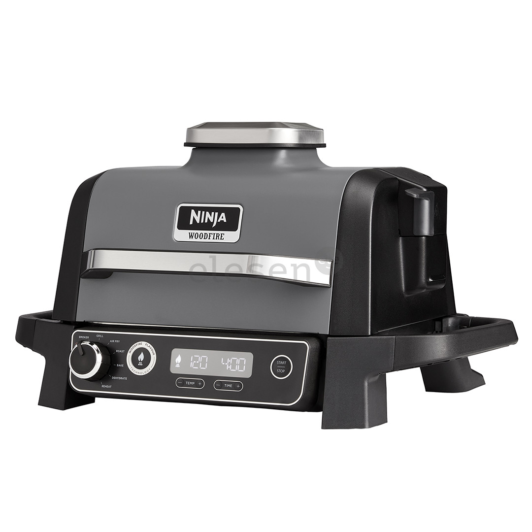 Ninja Woodfire, black - Electric BBQ Grill & Smoker