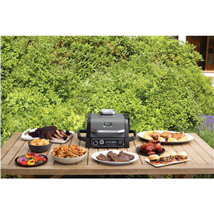 Ninja Woodfire, black - Electric BBQ Grill & Smoker