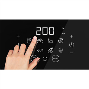 Karšto oro gruzdintuvė WMF Multi Taste, 1550 W, juoda  Prekė-415570011