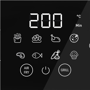 Karšto oro gruzdintuvė WMF Multi Taste, 1550 W, juoda  Prekė-415570011