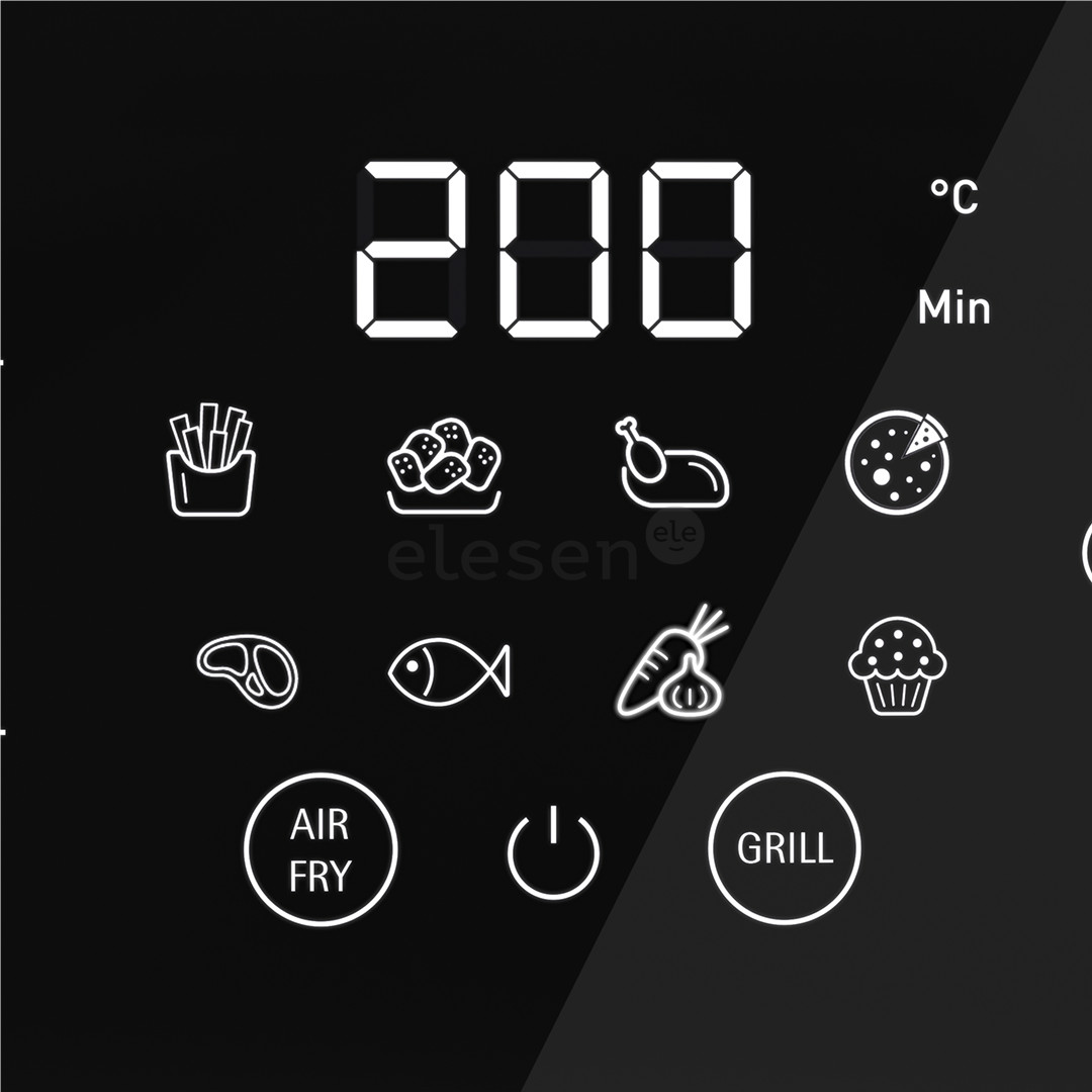 Karšto oro gruzdintuvė WMF Multi Taste, 1550 W, juoda  Prekė-415570011