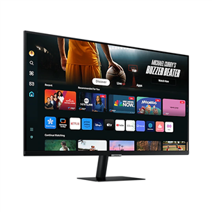 Samsung Smart Monitor M7 M70D, 32'', UHD, LED VA, USB-C, black - Monitor
