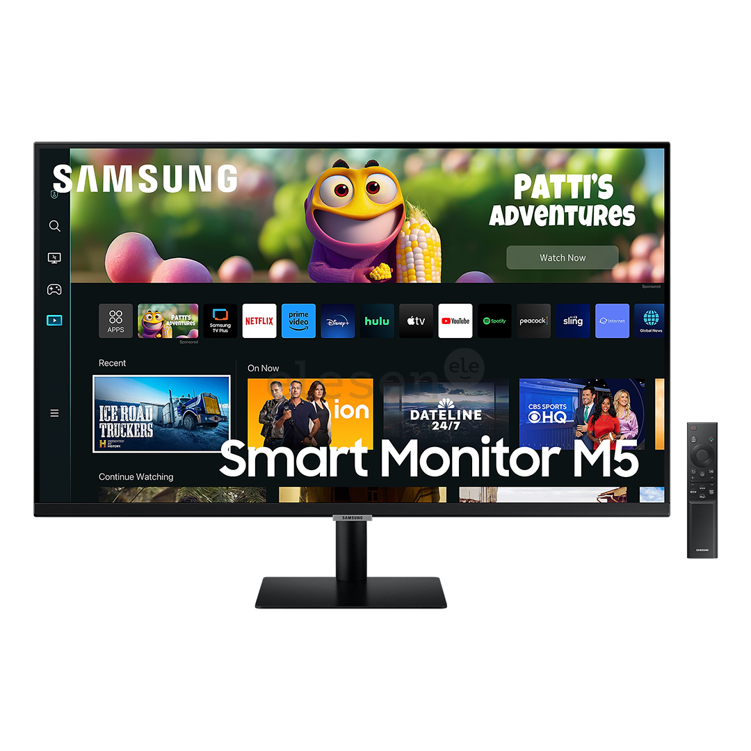 Samsung Smart Monitor M5 M50C, 32'', LED VA, черный - Монитор