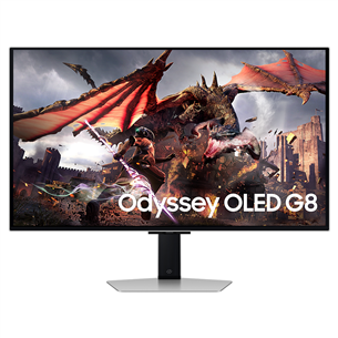 Monitorius Samsung Odyssey OLED G8, 32'', 240 Hz, UHD, OLED LS32DG802SUXDU