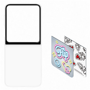 Samsung Flipsuit Case, Galaxy Flip6, baltas - Dėklas