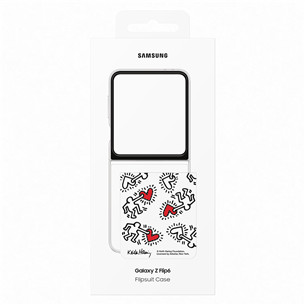 Samsung Flipsuit Case, Galaxy Flip6, baltas - Dėklas