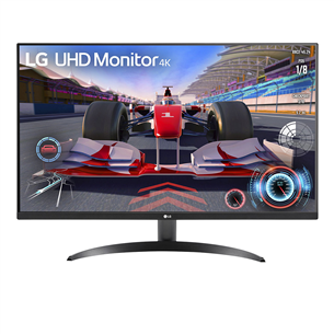 Monitorius LG UR500, 32'', 4K UHD, LED VA, juodas 32UR500-B
