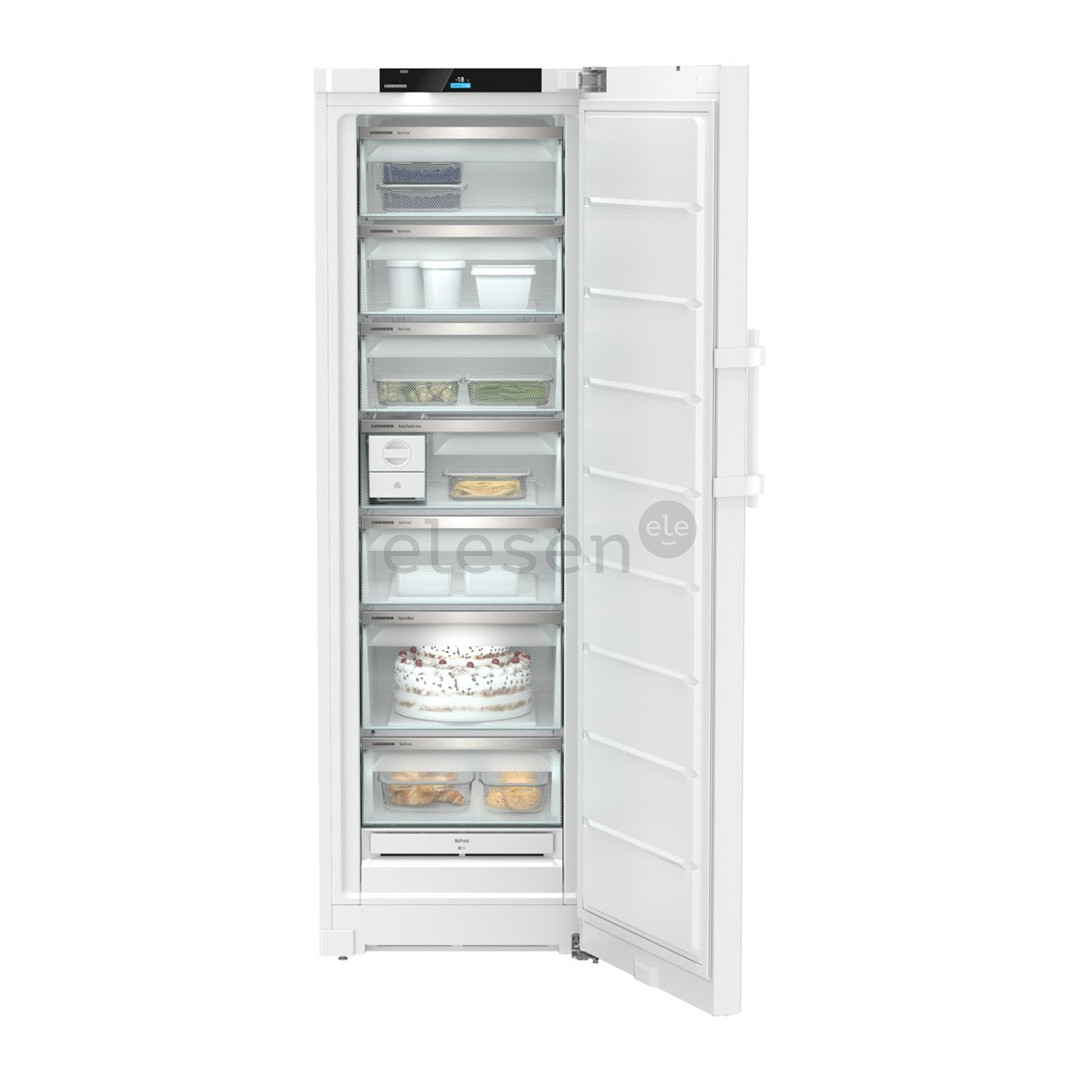 Liebherr, NoFrost, 278 л, высота 186 см, белый - Морозильник