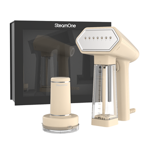 SteamOne, smėlio spalvos - Rankinis garintuvas + pūkų surinkiklis Prekė-SN200B+CREAMRP SN200B+CREAMRP