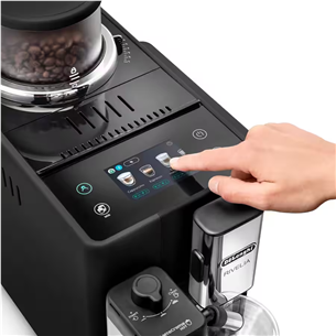 Espreso kavos aparatas DeLonghi Rivelia Onyx Black EXAM440.55.B, juodas