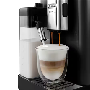 Espreso kavos aparatas DeLonghi Rivelia Onyx Black EXAM440.55.B, juodas