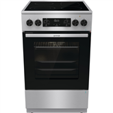 Elektrinė viryklė su elektrine orkaite Gorenje GECS5C70XA, 70 L, plotis 50 cm, plieno