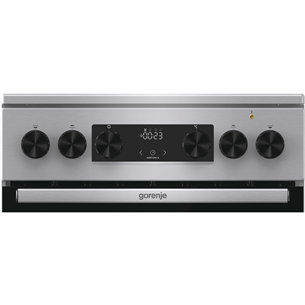 Elektrinė viryklė su elektrine orkaite Gorenje GECS5C70XA, 70 L, plotis 50 cm, plieno