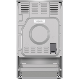 Elektrinė viryklė su elektrine orkaite Gorenje GECS5C70XA, 70 L, plotis 50 cm, plieno