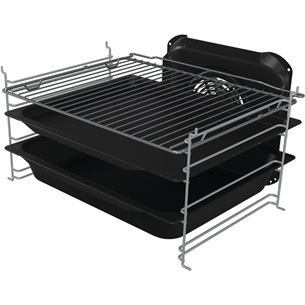 Dujinė viryklė su elektrine orkaite Gorenje GK5C41SH, 70 L, plotis 50 cm, pilka