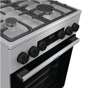 Dujinė viryklė su elektrine orkaite Gorenje GKS5C70XF, 70 L, plotis 50 cm