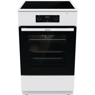 Gorenje, 70 L, width 50 cm, white - Induction cooker with electric oven GEIT5C60WPG