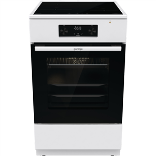 Indukcinė viryklė su elektrine orkaite Gorenje GEIT5C60WPG, 70 L, plotis 50 cm, balta GEIT5C60WPG