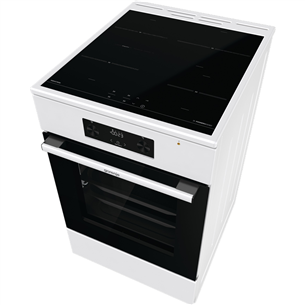 Indukcinė viryklė su elektrine orkaite Gorenje GEIT5C60WPG, 70 L, plotis 50 cm, balta