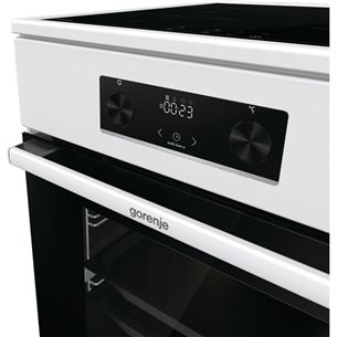 Indukcinė viryklė su elektrine orkaite Gorenje GEIT5C60WPG, 70 L, plotis 50 cm, balta