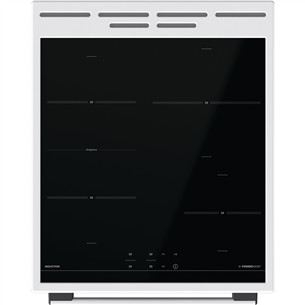 Gorenje, 70 L, width 50 cm, white - Induction cooker with electric oven