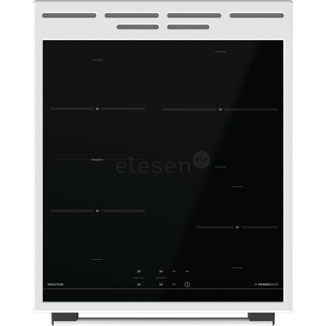 Gorenje, 70 L, width 50 cm, white - Induction cooker with electric oven
