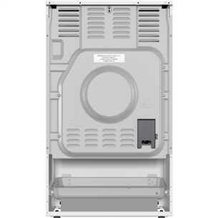 Indukcinė viryklė su elektrine orkaite Gorenje GEIT5C60WPG, 70 L, plotis 50 cm, balta