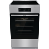 Indukcinė viryklė su elektrine orkaite Gorenje GEIT5C61XPG, 70 L, plotis 50 cm